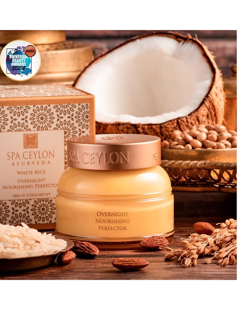 spa ceylon SPA CEYLON White Rice Overnight Nourishing Perfector | Natural Vitamins | 100% Natural | Best for normal to dry & sensitive skin types  - Image 2