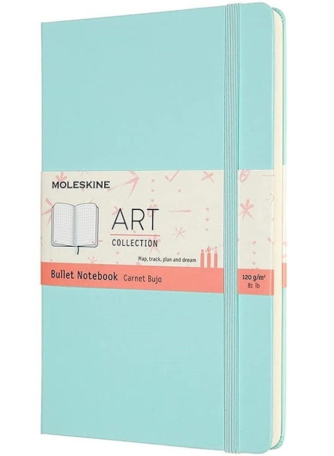 MOLESKINE Art Bullet Journal Large Size Aquamarine Cover Artist Planning System - Image 1