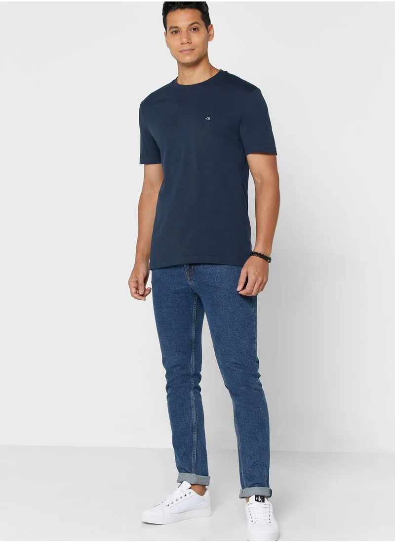 CALVIN KLEIN Logo Crew Neck T-Shirt
