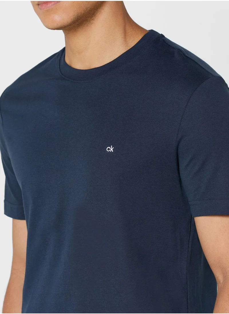 CALVIN KLEIN Logo Crew Neck T-Shirt