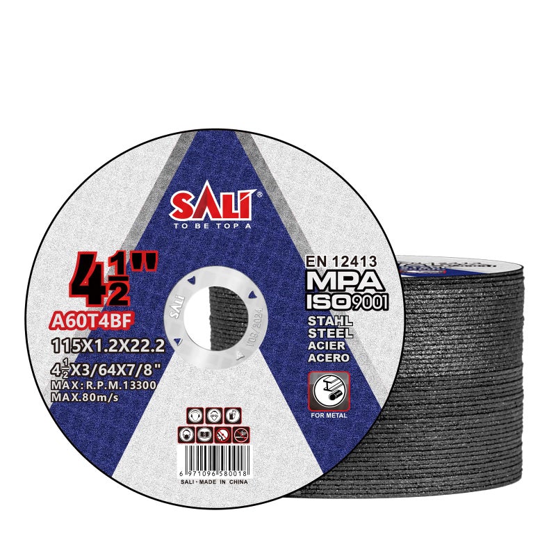 SALI 50 Pack Cut Off Wheel 4 1/2 Inch Cutting Wheels 4-1/2" x 3/64" x 7/8" for Metal & Stainless Steel, Angle Grinder Cutting Wheel,Cutting Discs with Aggressive Cutting - Image 1