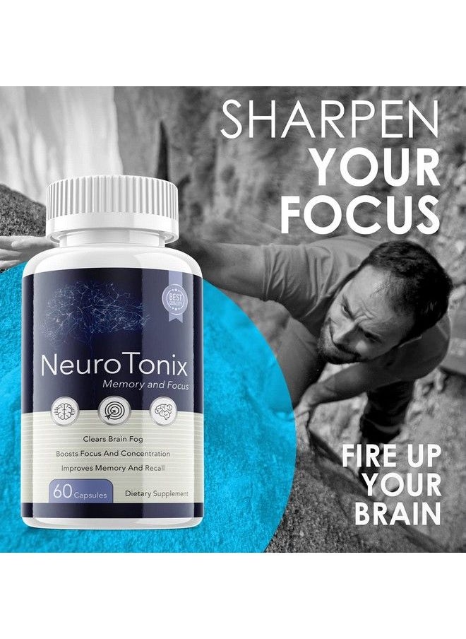 S.O Labs - Neurotonix Memory And Focus Advanced Formula Neuro Tonix Nootropic Healthy Memory Brain Pills (1 Pack) - Image 1