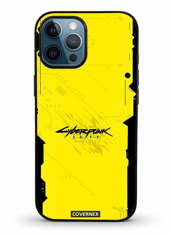 Covernex Apple iPhone 12 Pro Max Protective Case Cover Printed Featuring Cyberpunk 2077 - Image 2