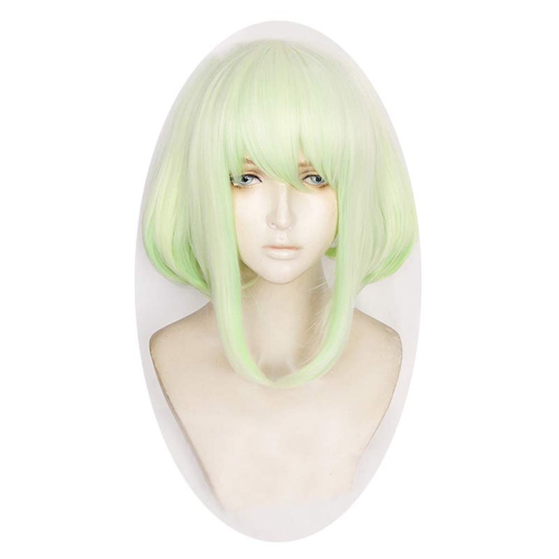 Xingwang Queen Anime Cosplay Wig Short Gradient Green Bob Wig Women Girls Party Wigs