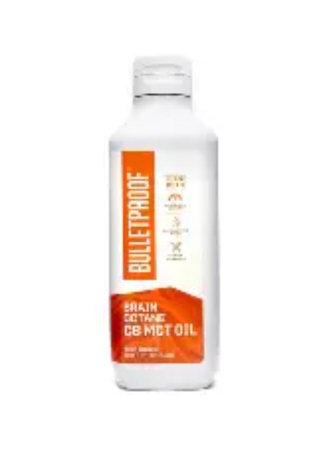 Bulletproof Brain Octane Premium C8 MCT Oil from Non-GMO Coconuts, 14g MCTs, 14 Fl Oz, Bulletproof Keto Supplement for Sustained Energy, Appetite Control, Mental & Physical Energy, Non-GMO, Vegan & Cruelty Free Brand: Bulletproof - Image 1