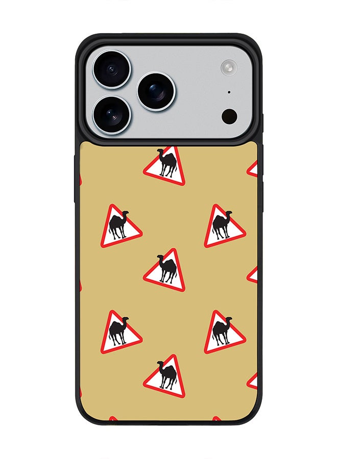 Stylizedd iPhone 17 Pro Max Case, [Compatible with MagSafe] Slim Magnetic cover Phone Case iPhone 17 Pro Max -Camel Signs - Image 1