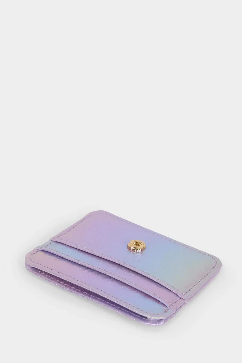 Defacto  Woman Faux Leather Business Card Wallet for Women | Best Price UAE