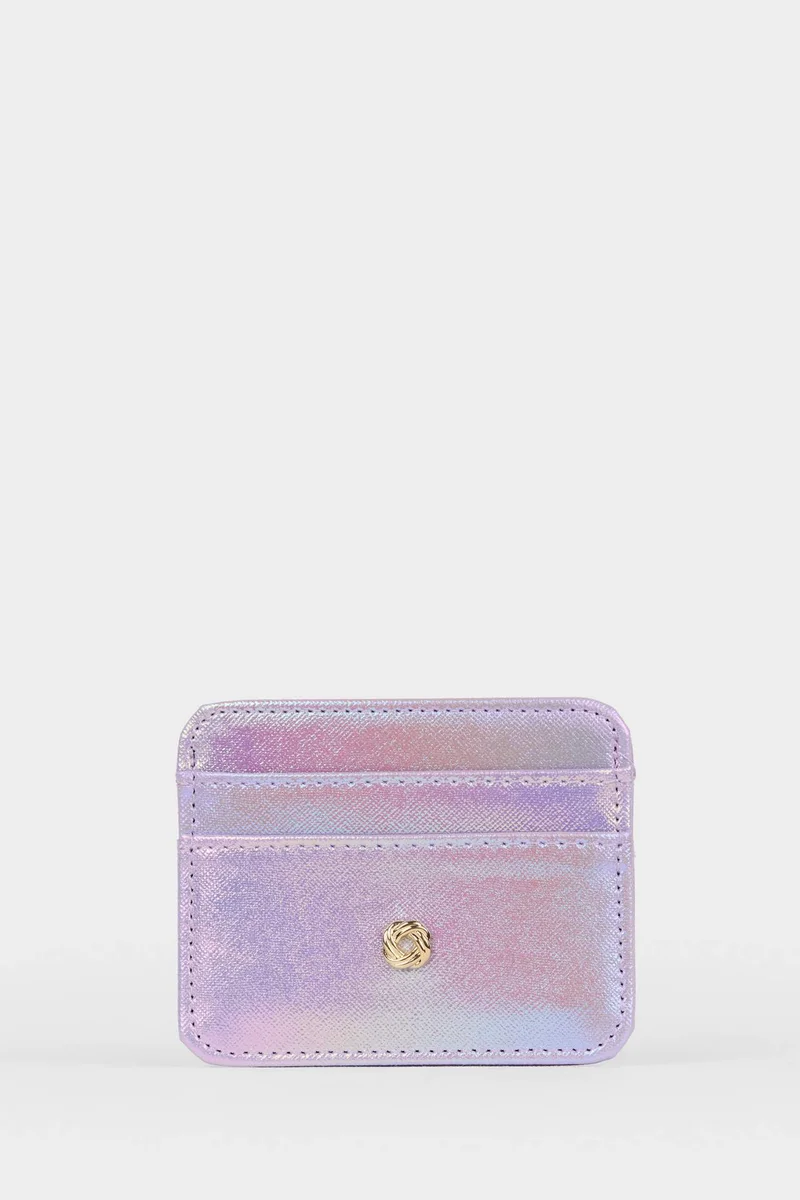 Woman Faux Leather Business Card Wallet