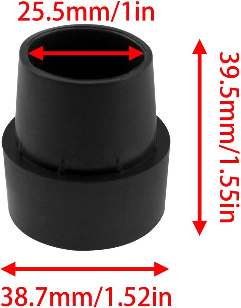 Dsjnf Rubber Trampolines Pole Sleeve Avoiding Shaking Trampoline Tube Reducing Noise and Friction Trampoline Replaces Rubber Cap Tube Sleeve Accessories Black 6PCS - Image 3
