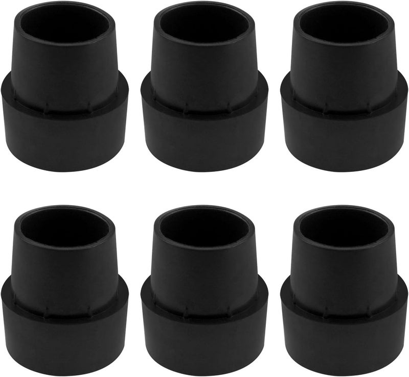 Dsjnf Rubber Trampolines Pole Sleeve Avoiding Shaking Trampoline Tube Reducing Noise and Friction Trampoline Replaces Rubber Cap Tube Sleeve Accessories Black 6PCS - Image 1