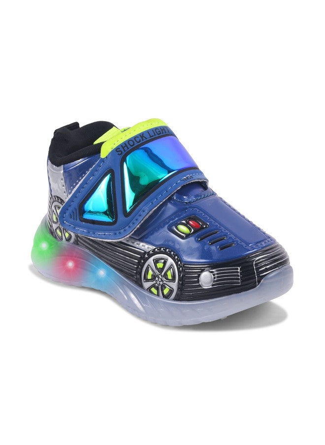 KATS Unisex Kids LED Sneakers with Velcro Closure - Image 1