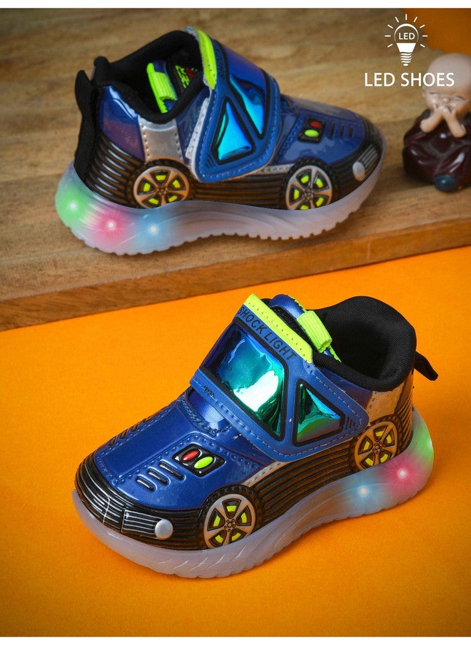 KATS Unisex Kids LED Sneakers with Velcro Closure - Image 2