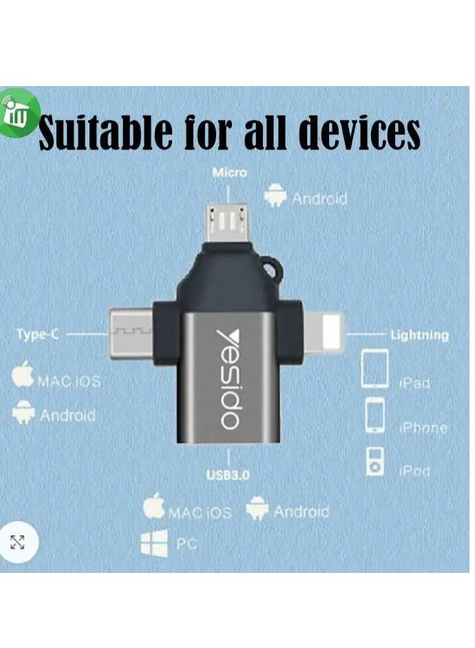 Yesido 3 In 1 OTG USB 2.0 Supper Fast Data Transmission GS15 - Image 4