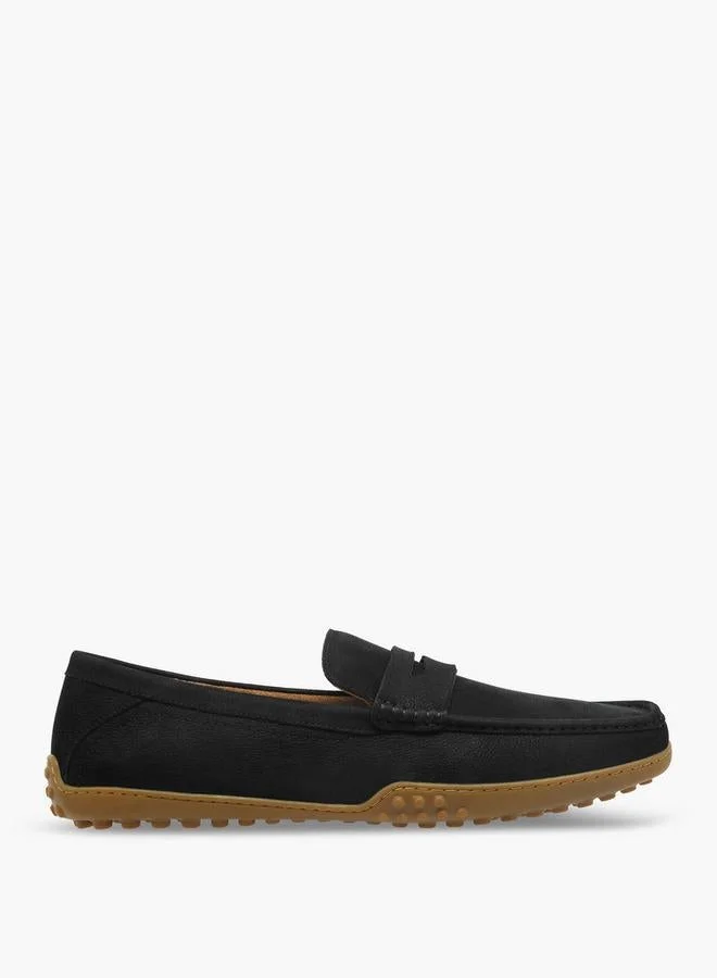 دوتشيني Men Slip-On Leather Loafers