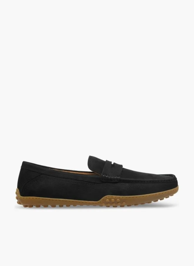 دوتشيني Men Slip-On Leather Loafers