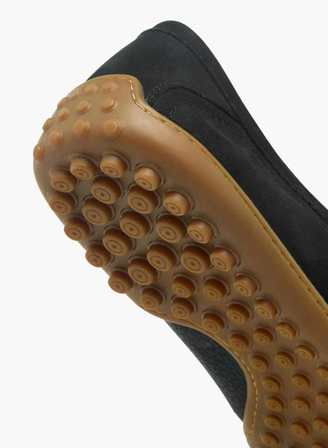 DUCHINI BLACK Men Slip-On Leather Loafers for Men | Best Price UAE