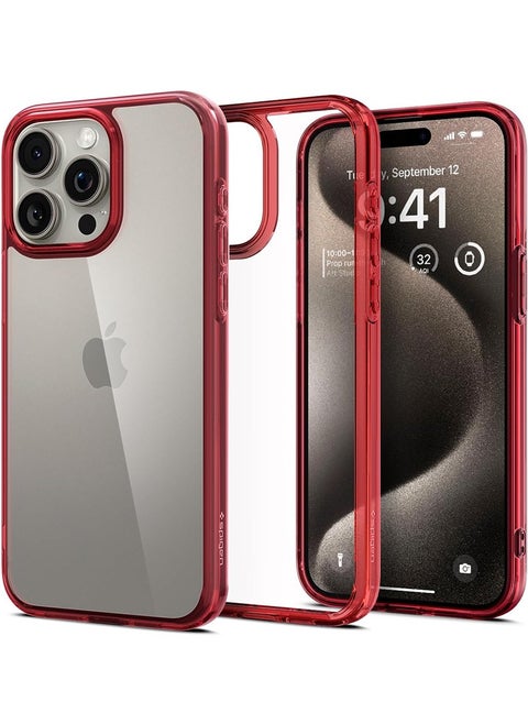 Ultra Hybrid for iPhone 15 PRO Case Cover - Deep Red