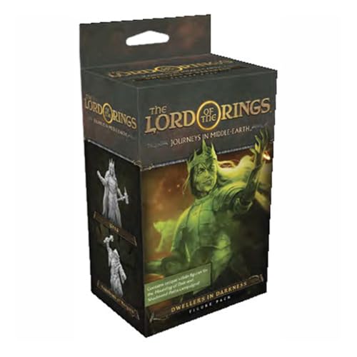 Asmodee The Lord of the Rings Journeys in Middle-earth Dwellers in Darkness FIGURE PACK - Adventure Board Game for Kids and Adults, Ages 14+, 1-5 Players, 60+ Minute Playtime, Made by Fantasy Flight Games - Image 1