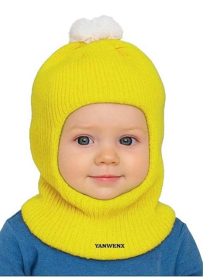 Yanwenx قبعة قرد صوفية ملونة مريحة للأطفال من يان وين - عبوة من 6 (3-4 سنوات) متعددة الألوان - Image 4