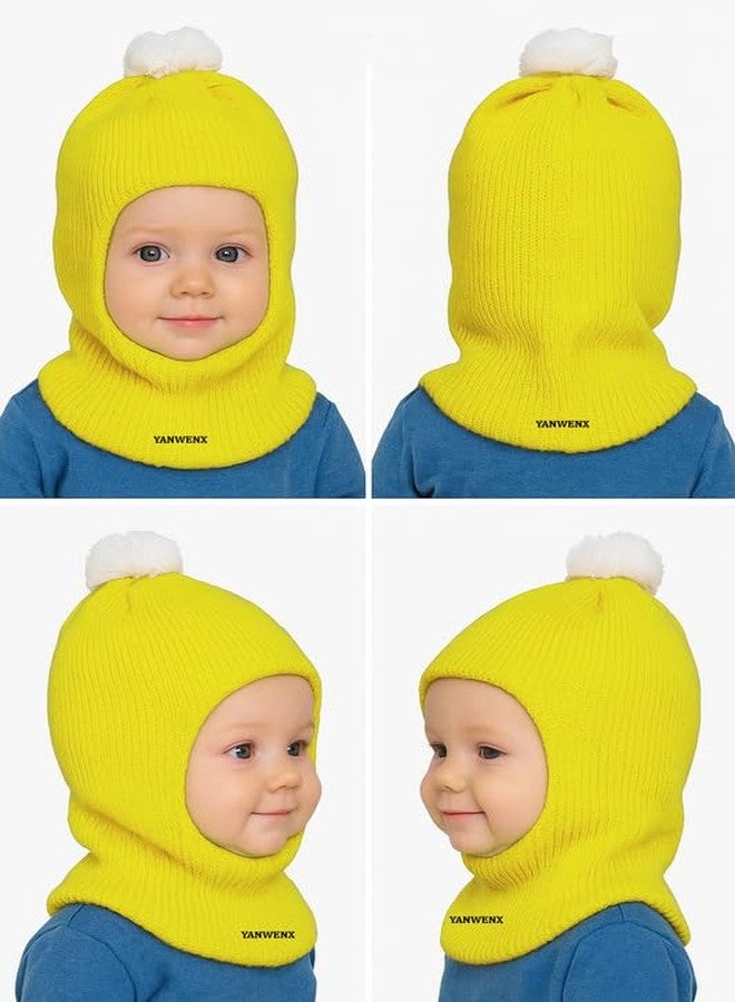 Yanwenx قبعة قرد صوفية ملونة مريحة للأطفال من يان وين - عبوة من 6 (3-4 سنوات) متعددة الألوان - Image 5