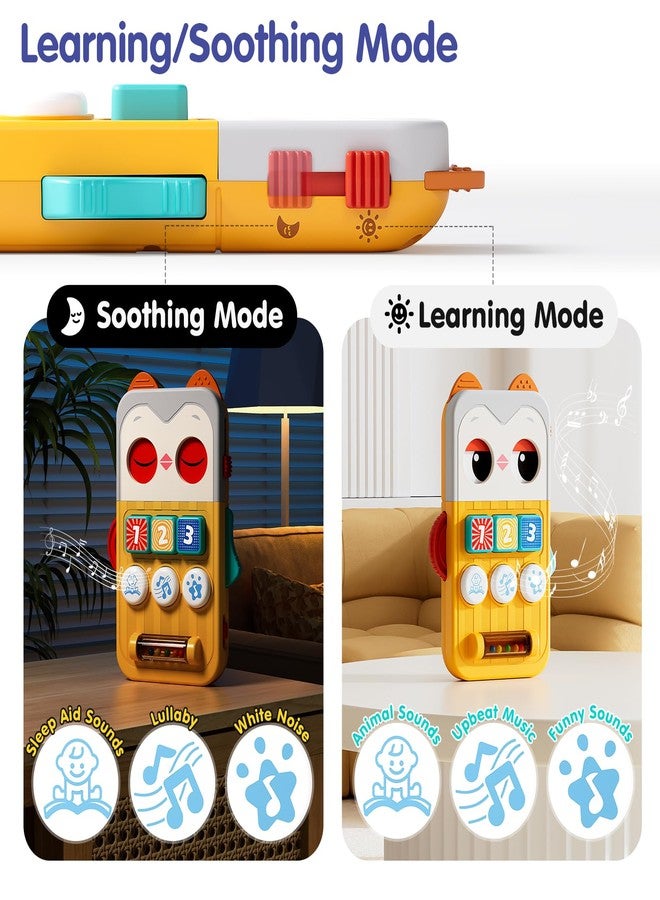 هولا ألعاب هولا للأطفال من عمر سنة واحدة، ألعاب هاتف على شكل بومة للأطفال من عمر 6 إلى 12 شهرًا، لعبة موسيقية تعليمية/مهدئة للأطفال مع تهويدات، لعبة حسية لتنمية المهارات الحركية الدقيقة أثناء السفر، هدايا مثالية لسلال عيد الفصح - Image 2