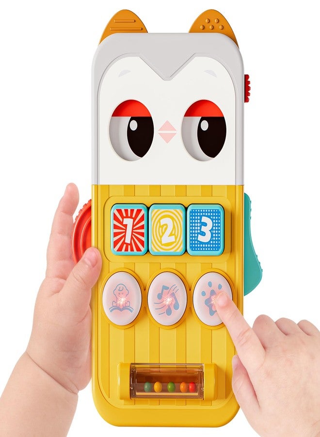 هولا ألعاب هولا للأطفال من عمر سنة واحدة، ألعاب هاتف على شكل بومة للأطفال من عمر 6 إلى 12 شهرًا، لعبة موسيقية تعليمية/مهدئة للأطفال مع تهويدات، لعبة حسية لتنمية المهارات الحركية الدقيقة أثناء السفر، هدايا مثالية لسلال عيد الفصح - Image 1