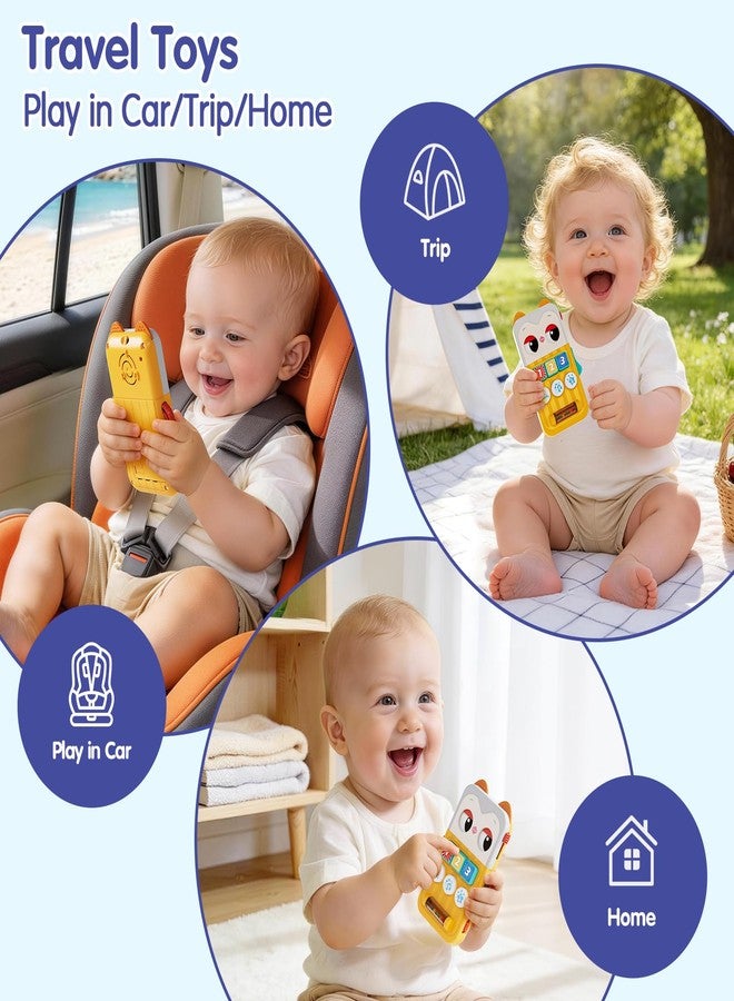 هولا ألعاب هولا للأطفال من عمر سنة واحدة، ألعاب هاتف على شكل بومة للأطفال من عمر 6 إلى 12 شهرًا، لعبة موسيقية تعليمية/مهدئة للأطفال مع تهويدات، لعبة حسية لتنمية المهارات الحركية الدقيقة أثناء السفر، هدايا مثالية لسلال عيد الفصح - Image 4