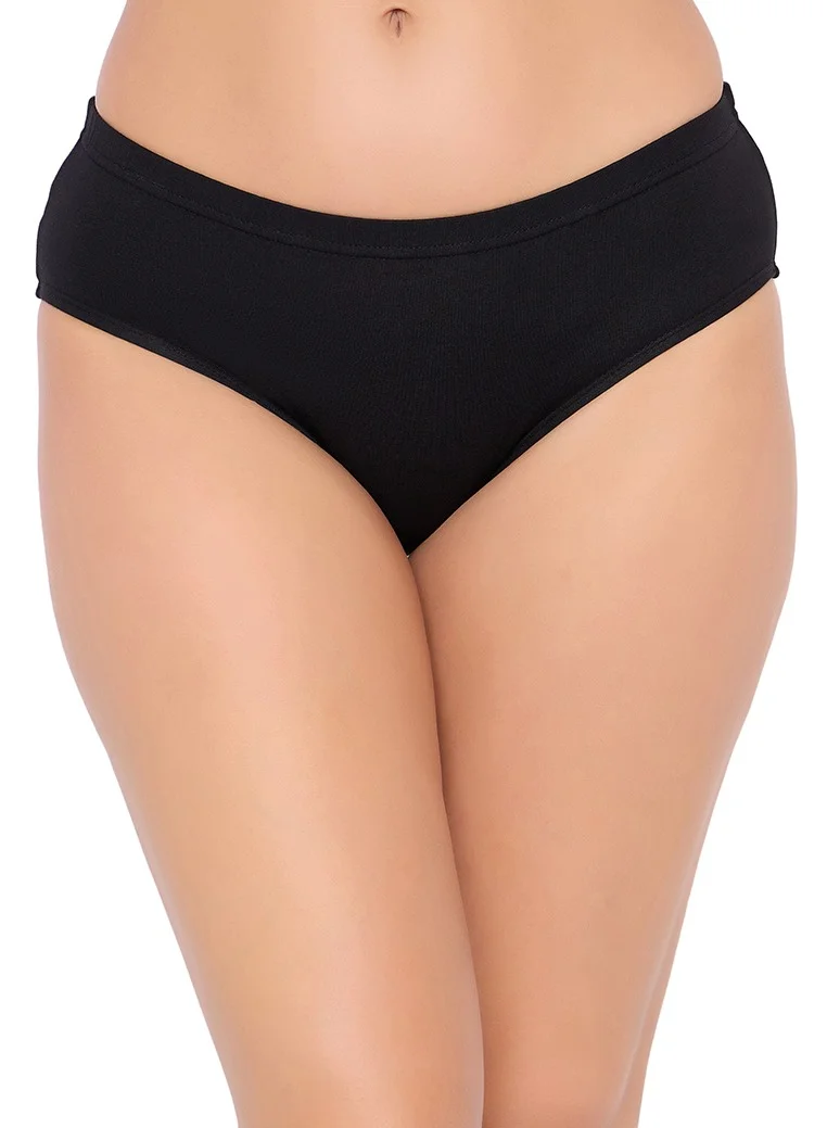 Clovia Multi Clovia Pack of 5 Mid Waist Hipster Panties with Inner Elastic - Cotton for Women | Best Price UAE