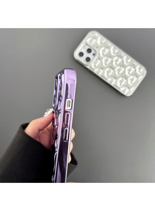 S-TOP Case For iPhone 13 Pro Max Cloud Texture Electroplated TPU Phone Case - Image 5