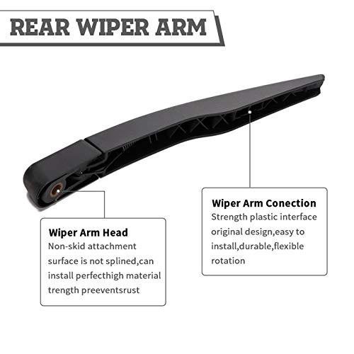 HODEE Rear Wiper Arm Blade Nut Set Replacement for Ford Explorer 2011-2023 Escape 2013-2023,Rear Wiper Cover Accessories Assembly,Back Windshield Window Cap,Lincoln MKX MKC Corsair Nautilus Expedition - Image 4