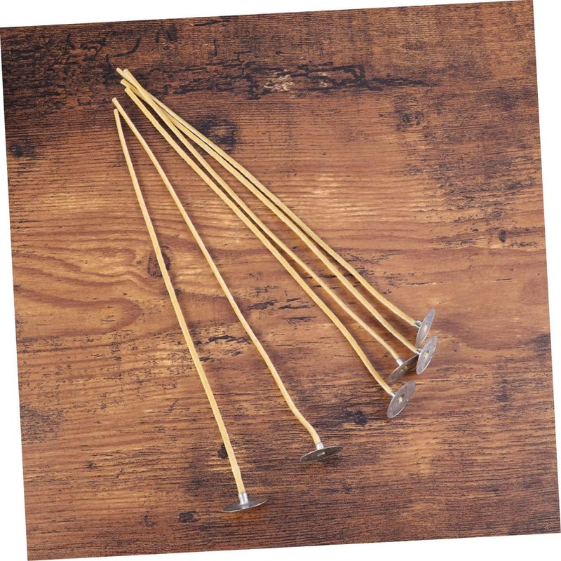 100pcs Organic Beeswax Candle Wicks Twine Pre-Waxed Low Smoke for Candle Making Pure and Natural Material for DIY Projects - Image 4