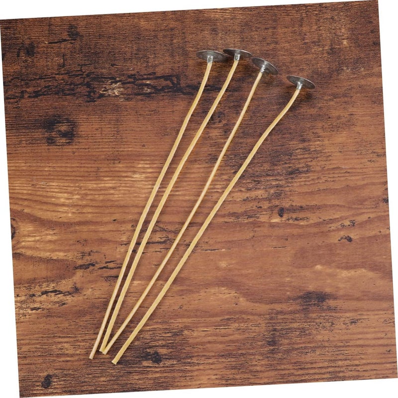 100pcs Organic Beeswax Candle Wicks Twine Pre-Waxed Low Smoke for Candle Making Pure and Natural Material for DIY Projects - Image 5