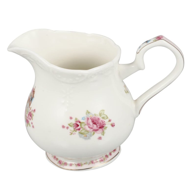 Premium Ceramic Milk Frothing Pitcher Wide Mouth Easy Clean Heat Resistant Handle - Image 2