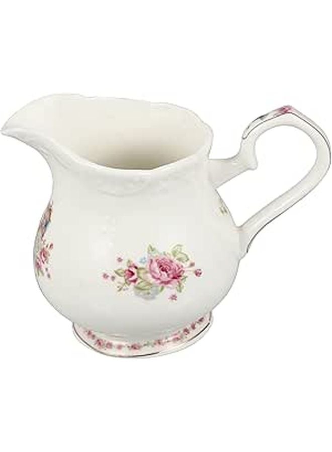 Premium Ceramic Milk Frothing Pitcher Wide Mouth Easy Clean Heat Resistant Handle - Image 1