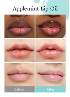 NOONI Nooni Korean Lip Oil - Applemint | Lip Stain, Gift, Moisturizing, Glowing, Revitalizing, and Tinting for Dry Lips with Mint Extract, 0.12 Fl Oz  - Image 4