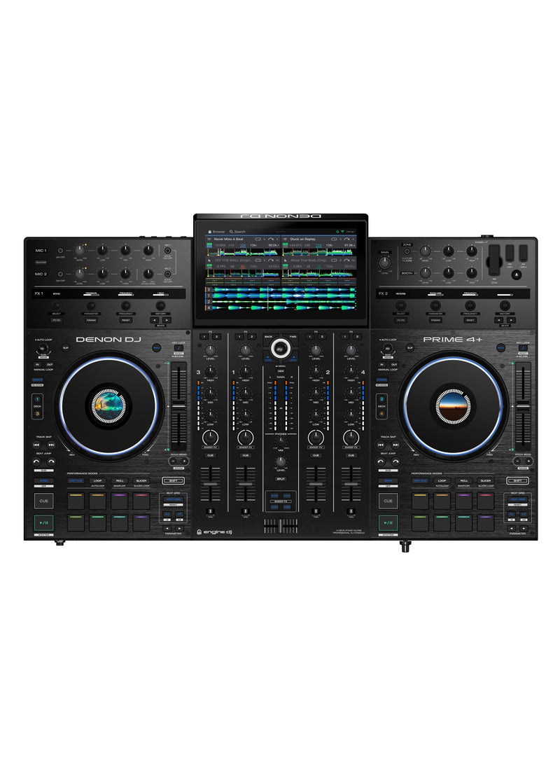 DENON DJ PRIME 4+ 4-Deck Standalone DJ System - Image 3