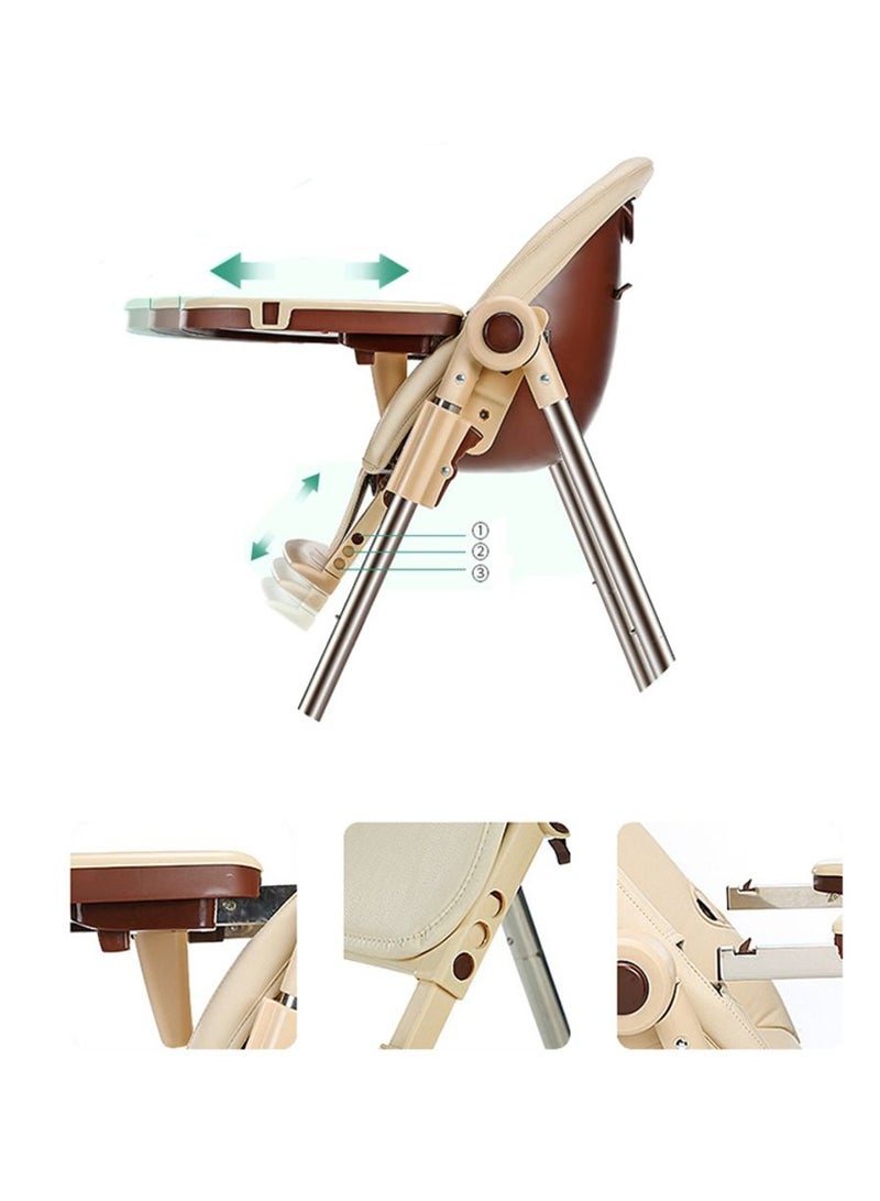 جو توي كرسي طعام للاطفال كرسي مرتفع قابل للطي وقابل للسحب - Image 5