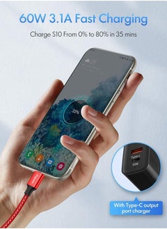 [30ft/9m] USB C Cable, Extra Long USB-C to USB-C Cable Fast Charging, Type C 2.0 to Type C Cable PD Charger Power Cord for Galaxy pad Pro Switch Pixel & USB-C Phone Tablet Laptop