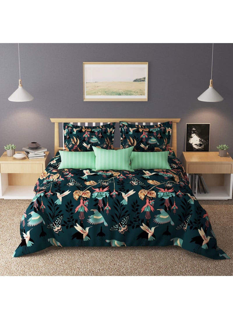 Laying Style Laying Style Soft Glace Cotton Microfiber Printed Single DuvetQuiltRazaiComforter Cover 60x 90 InchesMulticolor 