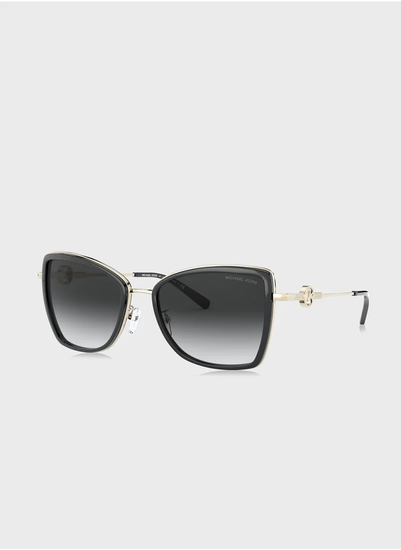 Michael Kors 0MK1067B Square Sunglasses