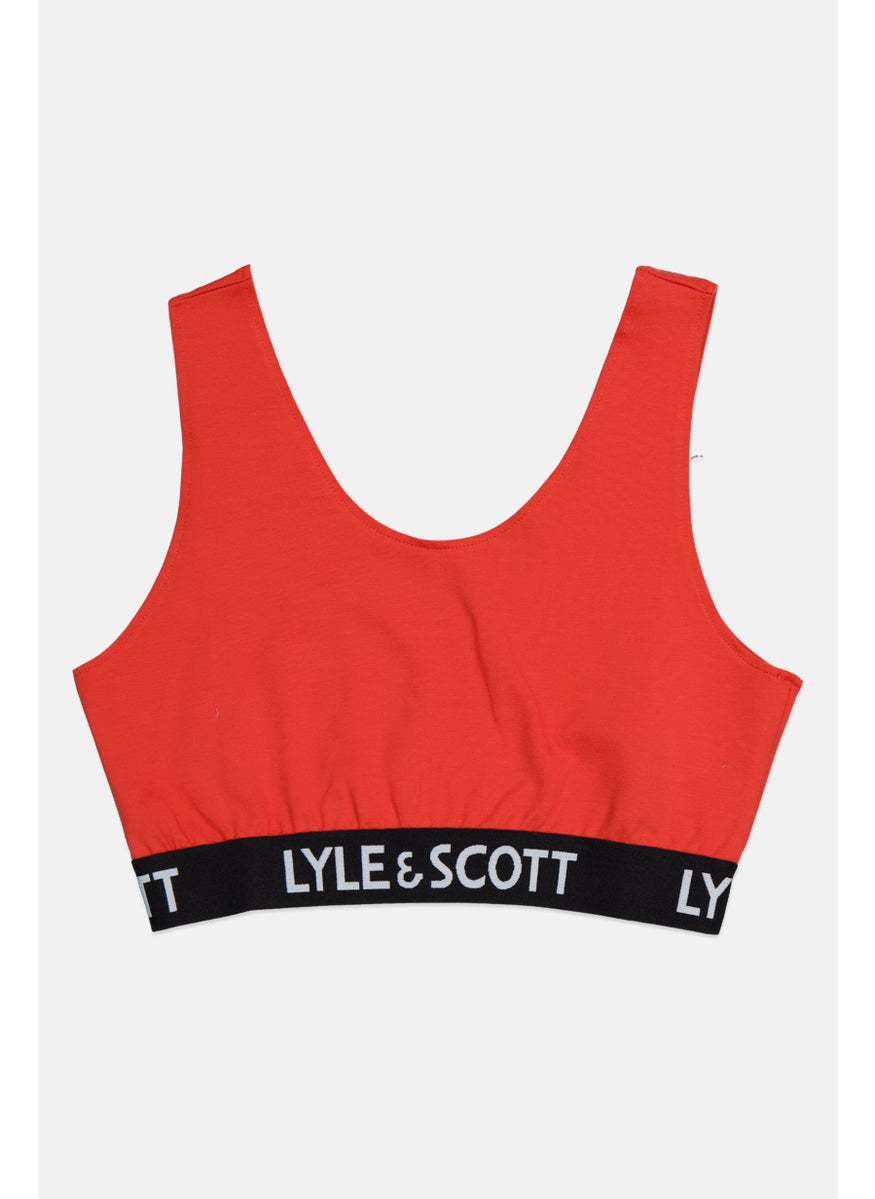 Lyle & Scott Women Non Padded Bralette, Red  - Image 1