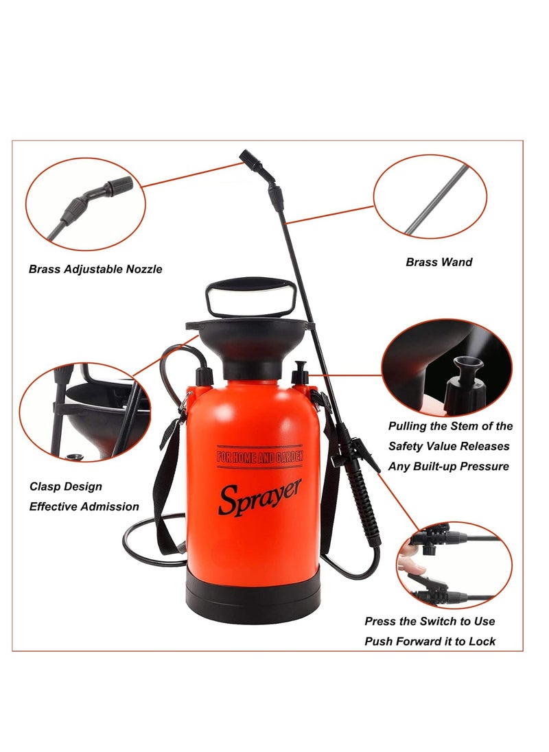 upspirit - Hand Pressure Pump Garden Sprayer (8L) - Image 1