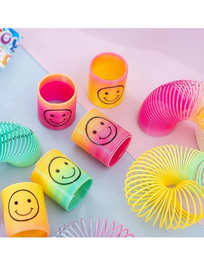 Generic Smiley Party Favors For Kids Birthday Party- 24Pcs Spring Birthday Gift Toys For Girls Boys, Return Gifts For Birthday Party kids, Birthday Giveaways For Kids Bulk Mini Toys Pinata Goody Bag  - Image 2