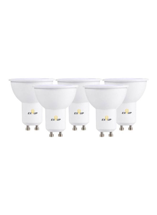 NIBEMINENT 5-Piece Frosted LED Bulb Warm White 56x50x50ml 