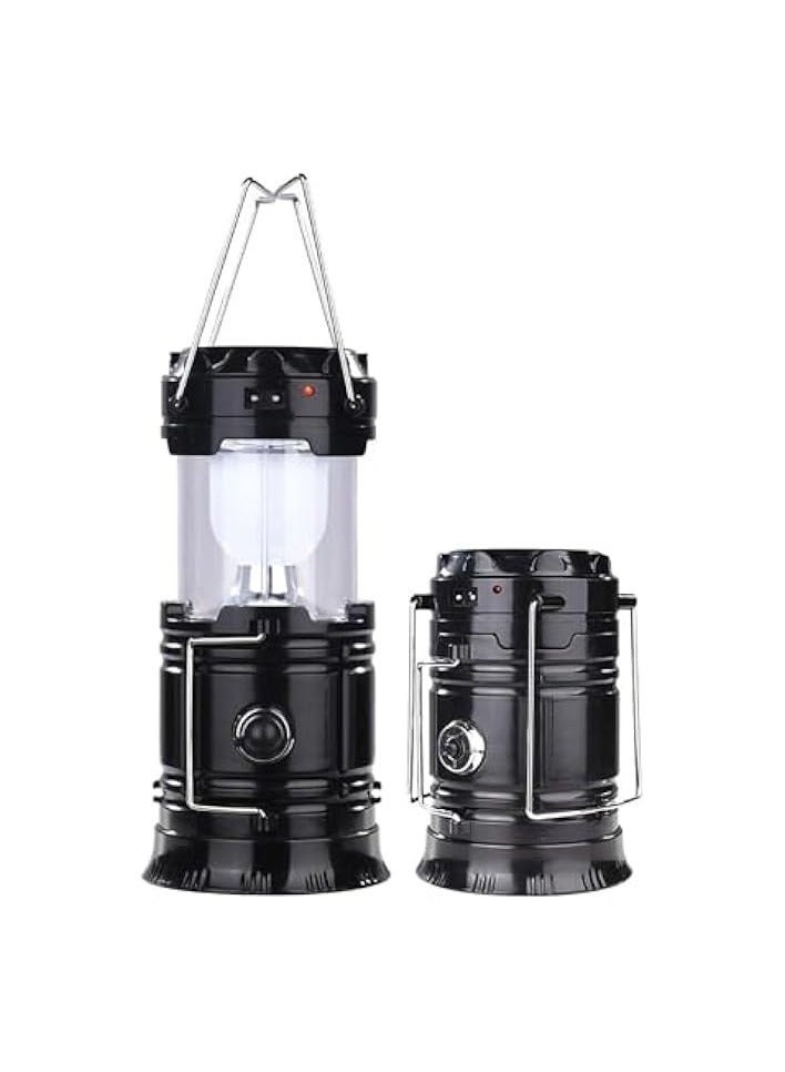 erorex 2 Pack Portable Led Camping Lantern Flashlights Survival Kit For Emergency, Hurricane, Outage - Image 1