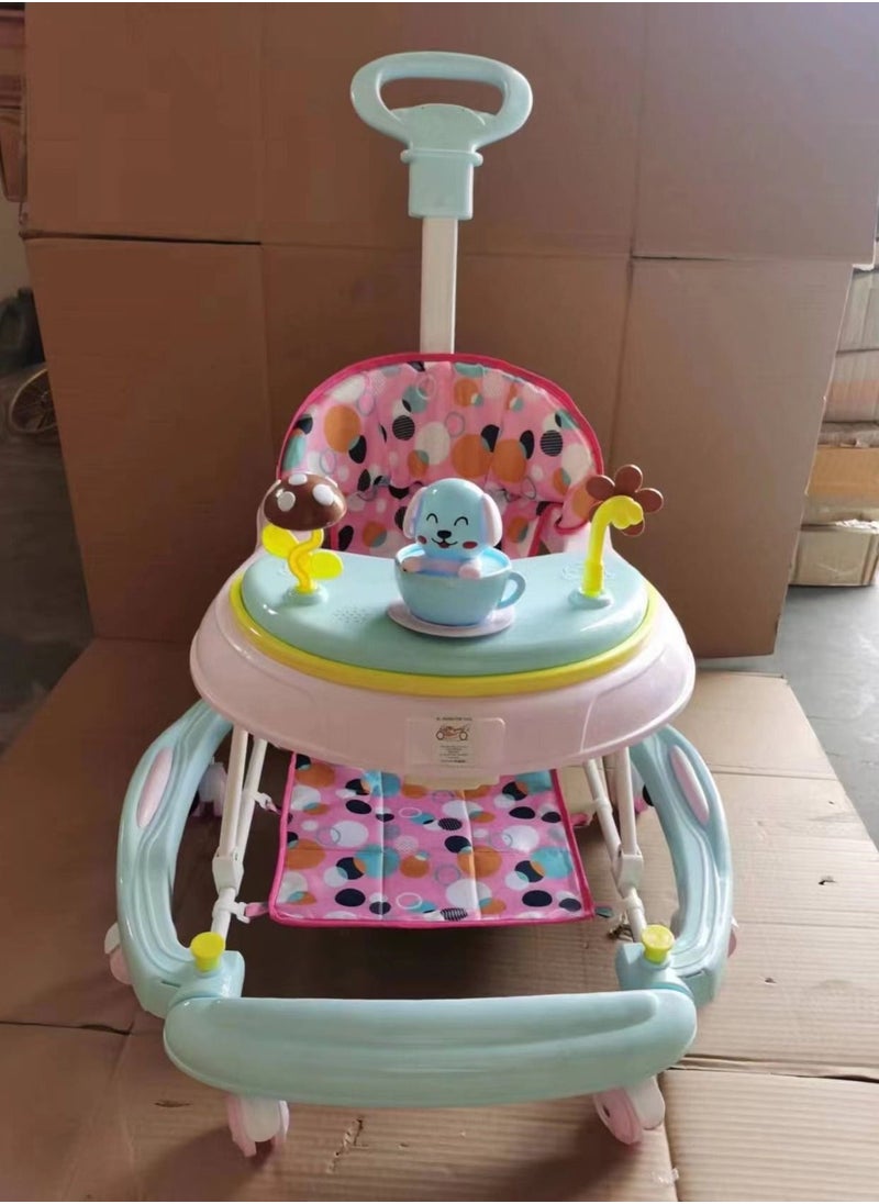Generic - Multi-Use Baby Walker Two in One a Stick and a Rocker, and it is also Foldable and Contains Hanging Toys - Image 1