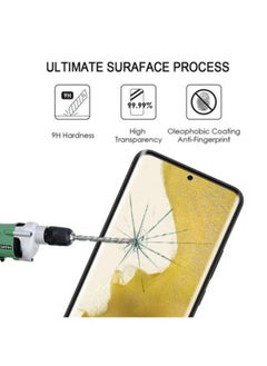Generic Samsung Galaxy S23 5G 2pcs 3D Edge Glue Tempered Glass Full Film with 2pcs Aluminum Lens Film Set Support Fingerprint Unlock  - Image 3