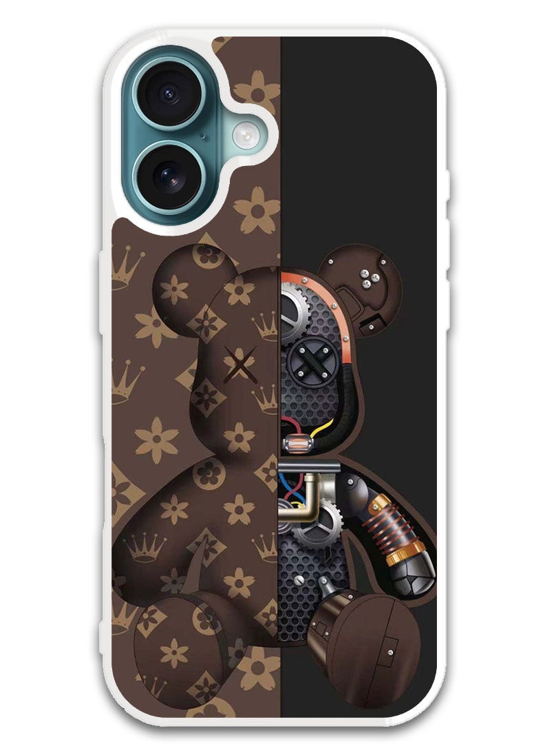 Theodor Protective Case Cover For APPLE IPHONE 16 Plus Kaws (White Bumper) - Image 1