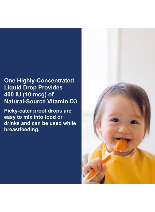 كارلسون - فيتامين د3 اليومي الفائق للأطفال، قطرات فيتامين د للأطفال، 400 وحدة دولية (10 ميكروجرام) لكل قطرة، إمداد لمدة عام، نباتي، قطرات فيتامين د سائلة للرضع والأطفال الصغار، بدون نكهة، 365 قطرة - Image 4