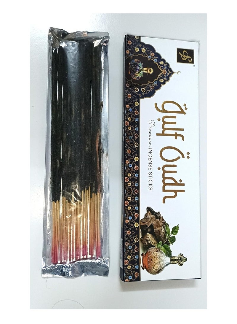 Premium Incense Sticks, Gulf Oudh, (Oud Fragrance) Aromatherapy, Agarbatti, Smoke burning, 45 minutes Lasting Relaxing Notes for Home, Office, Dinner Nights, Celebration events  - Image 3